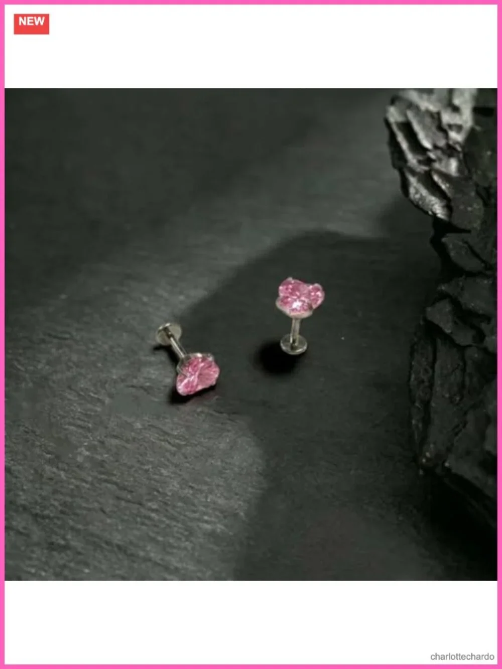 G23 Titanium Stud Earrings 2 Pair Value Set, 18G Hypoallergenic Piercing Studs